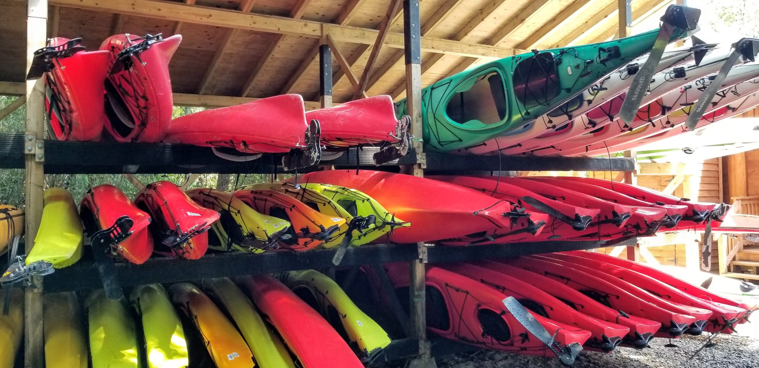 Yard Sale of Used and Demo Kayaks, Surfskis and Paddleboards Deep